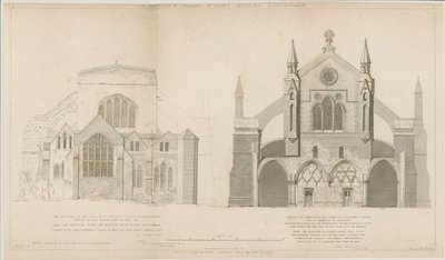 Église St Saviours, anciennement St Mary Overies, Southwark - English School