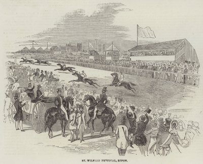 Festival de Saint Wilfrid, Ripon (gravure) - English School