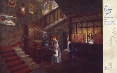 Escalier, The Bull Inn, Rochester - English School