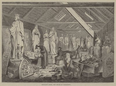 Salle des statues, Nouveaux bâtiments du Parlement - English School