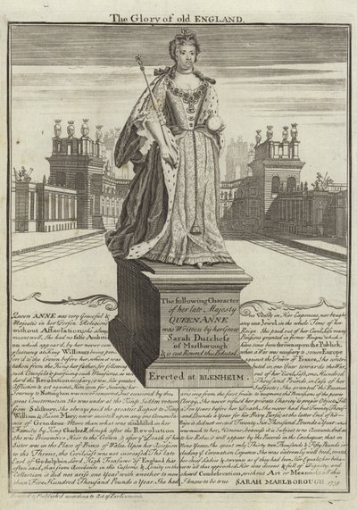 Statue de Anne, Reine de Grande-Bretagne - English School