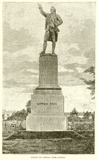 Statue du capitaine Cook, Sydney - English School