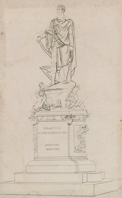 Statue de Frances, duc de Bedford, à Russell Square, Londres - English School
