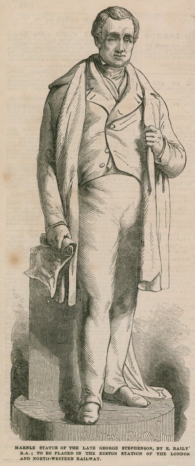 Statue de George Stephenson - English School