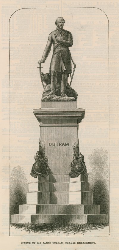 Statue de Sir James Outram - English School