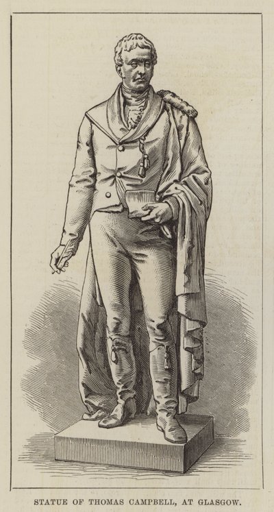 Statue de Thomas Campbell, à Glasgow - English School
