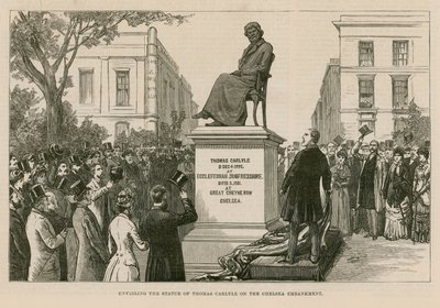 Statue de Thomas Carlyle - English School