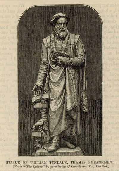Statue de William Tyndale sur l