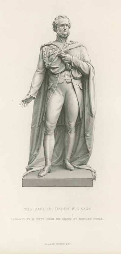 Statue du comte de Derby - English School