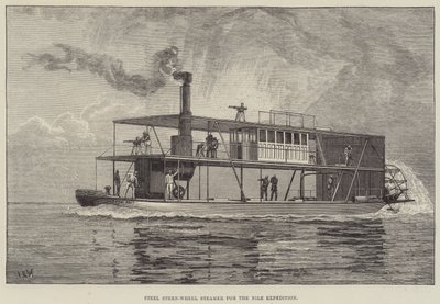 Bateau à vapeur à roue arrière pour l