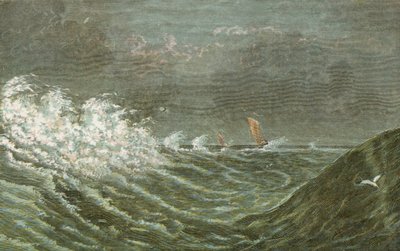 Tempête en mer - English School