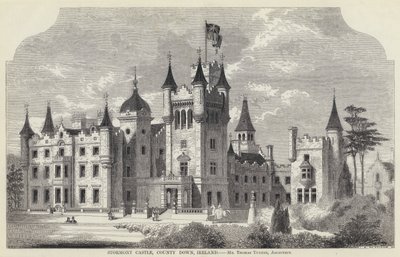 Château de Stormont, comté de Down, Irlande (gravure) - English School
