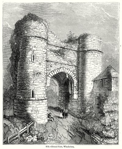 Strand Gate, Winchelsea (gravure) - English School