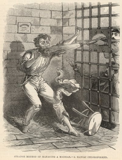 Méthode étrange de gérer un fou; Un maniaque chloroformé - English School