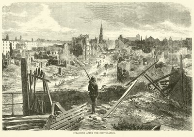 Strasbourg après la capitulation, septembre 1870 - English School