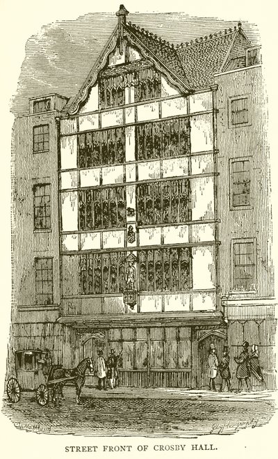 Façade de Crosby Hall - English School