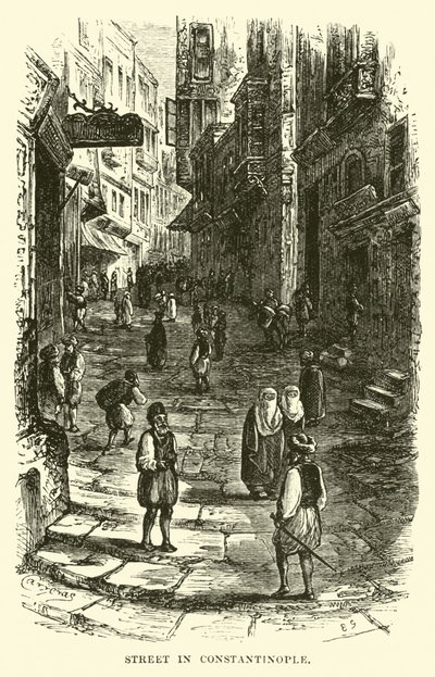 Rue à Constantinople - English School