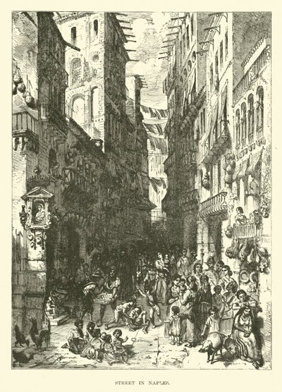 Rue à Naples - English School