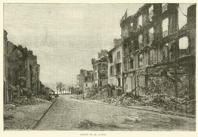 Rue à Saint-Cloud, novembre 1870 - English School