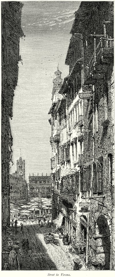 Rue de Vérone (gravure) - English School