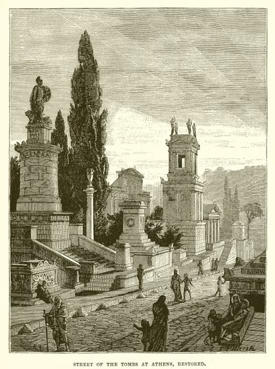 Rue des Tombeaux à Athènes, restaurée - English School