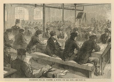 Suggestion pour M. Forster : une école pour les vieux garçons - English School