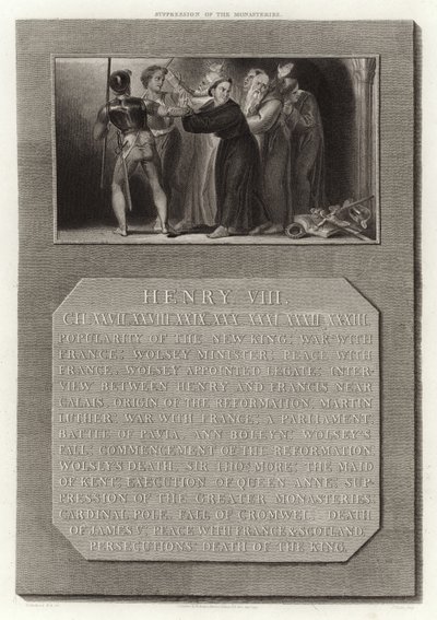 Suppression des monastères - English School