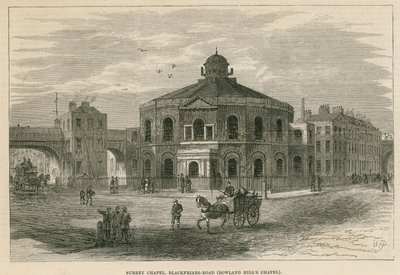 Chapelle de Surrey, Blackfriars Road, Southwark (Chapelle de Rowland Hill) - English School