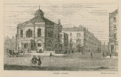 Chapelle de Surrey, Blackfriars Road, Southwark (Chapelle de Rowland Hill) - English School