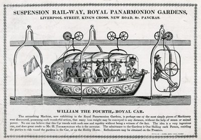 Chemin de fer suspendu, Royal Panarmonion Gardens - English School