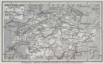 Suisse, Principales caractéristiques commerciales de la République Montagneuse - English School