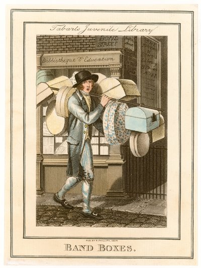Bibliothèque juvénile de Tabart. Boîtes à chapeaux - English School