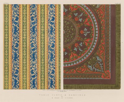 Nappe et tentures - English School