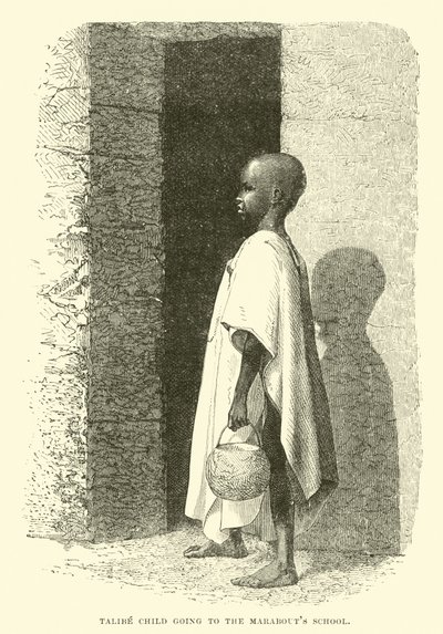 Enfant talibé allant à l