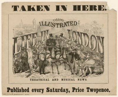 La vie illustrée de Londres par Tallis - English School