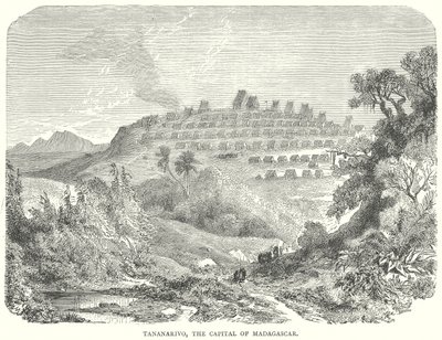 Tananarive, la capitale de Madagascar (gravure) - English School