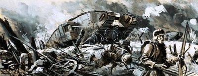 Les chars sont apparus pour la première fois pendant la Première Guerre mondiale - English School