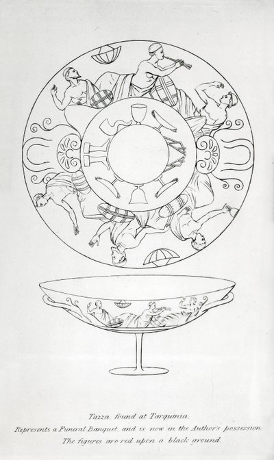 Tazza trouvée à Tarquinia - English School
