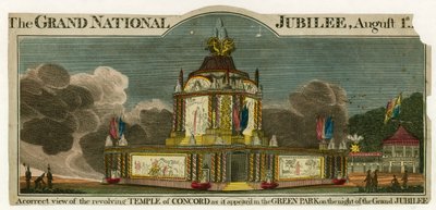 Temple de la Concorde pour célébrer la paix de 1814 - English School