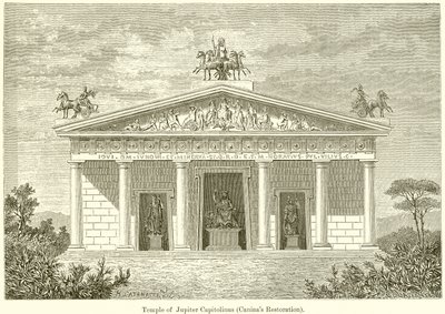 Temple de Jupiter Capitolin (restauration de Canina) - English School