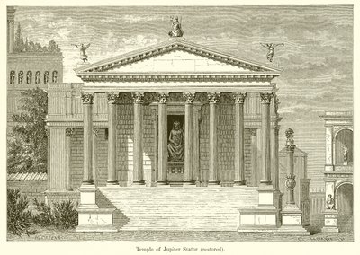 Temple de Jupiter Stator (restauré) - English School