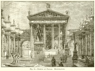 Temple de Pallas. Restauration - English School