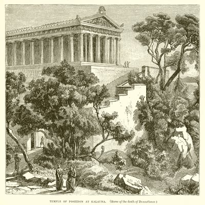 Temple de Poséidon à Kalauna - English School