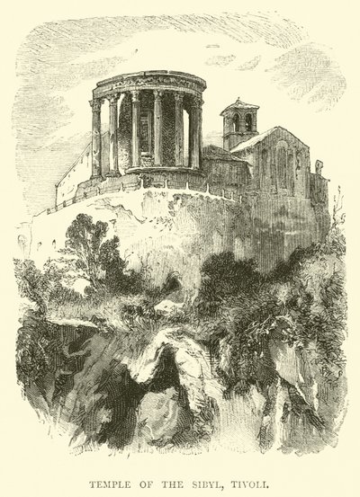 Temple de la Sibylle, Tivoli - English School