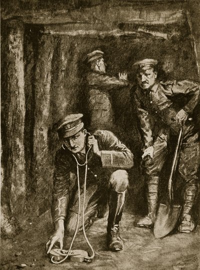 Moment tendu dans les opérations de minage de tranchées, 1914-19 - English School