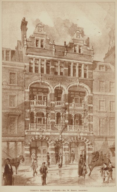"Théâtre de Terry," Strand (gravure) - English School