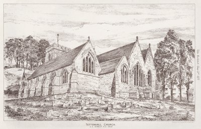 Église de Tettenhall (gravure) - English School