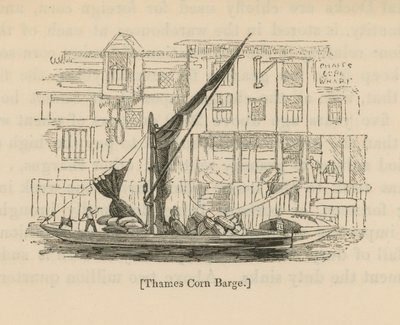 Barge de maïs sur la Tamise - English School