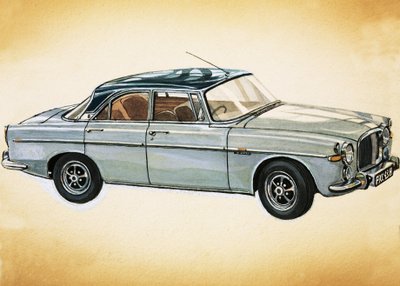 La Rover 3 1/2 litres - English School