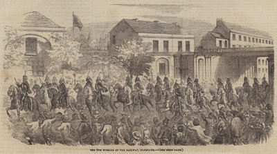 Les 8e Hussards au chemin de fer, Plymouth - English School